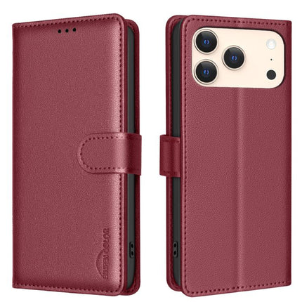 Litchi Texture RFID Anti-theft Leather Phone Case, For iPhone 17 Pro Max, For iPhone 17 Pro, For iPhone 17, For iPhone Air
