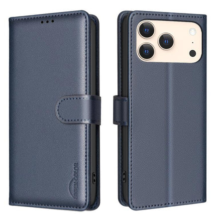 Litchi Texture RFID Anti-theft Leather Phone Case, For iPhone 17 Pro Max, For iPhone 17 Pro, For iPhone 17, For iPhone Air