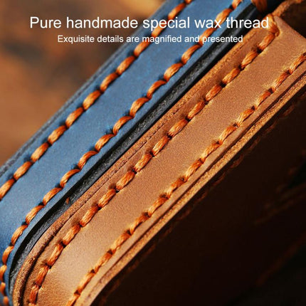 For Toyota Alphard Hallmo Crazy Horse Cowhide Car Key Protection Cover