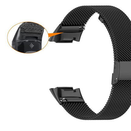 xDfind Milanese Metal Buckle Watch Band, For Fitbit Charge 6 / 5, For Fitbit Inspire 3, For Fitbit Versa 4 / 3 / Sense2 / 1, For Fitbit Charge 4 / 3
