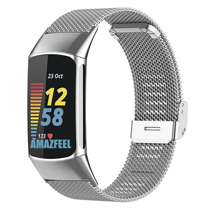 xDfind Milanese Metal Buckle Watch Band, For Fitbit Charge 6 / 5, For Fitbit Inspire 3, For Fitbit Versa 4 / 3 / Sense2 / 1, For Fitbit Charge 4 / 3