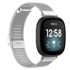 For Fitbit Versa 4 / 3 / Sense2 / 1 / Silver