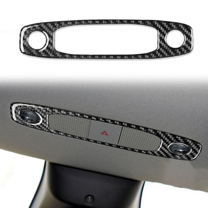 For Tesla Model 3 2017-2022 / Y 2020-2024 Carbon Fiber Car Front Reading Light Panel Decorative Sticker, For Tesla Model 3 2017-2022 / Y 2020-2024 Car Front Reading Light Panel