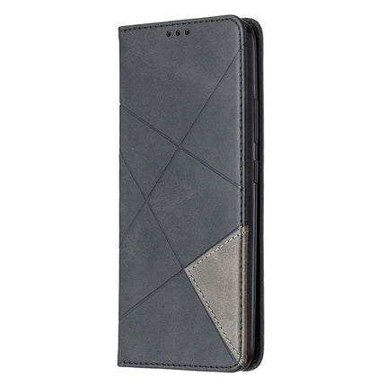 Rhombus Texture Horizontal Flip Magnetic Leather Case with Holder & Card Slots, For OPPO Realme C11, For OPPO Realme 6, For OPPO Realme 6 Pro, For OPPO Reno3 Pro