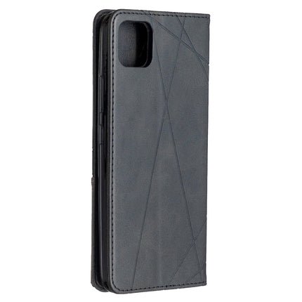 Rhombus Texture Horizontal Flip Magnetic Leather Case with Holder & Card Slots, For OPPO Realme C11, For OPPO Realme 6, For OPPO Realme 6 Pro, For OPPO Reno3 Pro