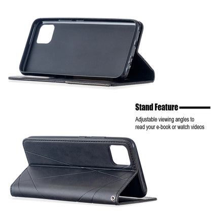 Rhombus Texture Horizontal Flip Magnetic Leather Case with Holder & Card Slots, For OPPO Realme C11, For OPPO Realme 6, For OPPO Realme 6 Pro, For OPPO Reno3 Pro