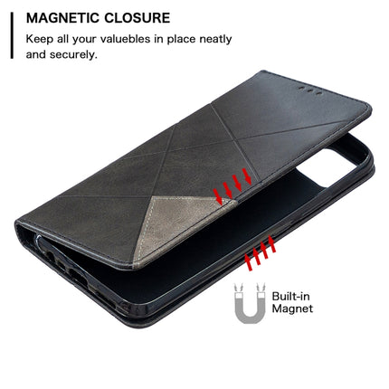 Rhombus Texture Horizontal Flip Magnetic Leather Case with Holder & Card Slots, For OPPO Realme C11, For OPPO Realme 6, For OPPO Realme 6 Pro, For OPPO Reno3 Pro