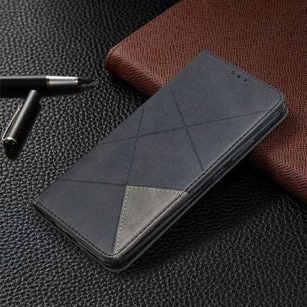 Rhombus Texture Horizontal Flip Magnetic Leather Case with Holder & Card Slots, For OPPO Realme C11, For OPPO Realme 6, For OPPO Realme 6 Pro, For OPPO Reno3 Pro
