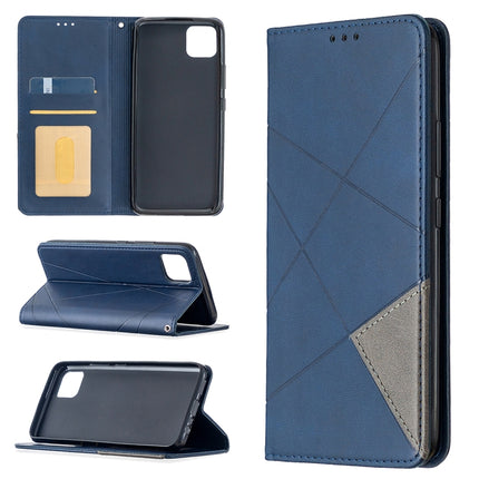 Rhombus Texture Horizontal Flip Magnetic Leather Case with Holder & Card Slots, For OPPO Realme C11, For OPPO Realme 6, For OPPO Realme 6 Pro, For OPPO Reno3 Pro