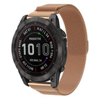 For Garmin Fenix 8/7X/6X/5X 26mm / Rose Gold
