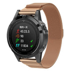 For Garmin Fenix 8/7/6/5 22mm / Rose Gold