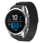 For Garmin Fenix 8/7S/6S/5S 20mm / Black