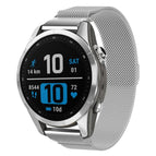 For Garmin Fenix 8/7S/6S/5S 20mm / Silver