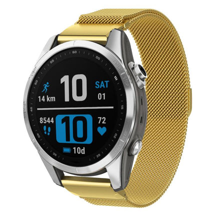 xDfind Milanese Quick Fit Metal Watch Band, For Garmin Fenix 8/7X/6X/5X 26mm, For Garmin Fenix 8/7/6/5 22mm, For Garmin Fenix 8/7S/6S/5S 20mm