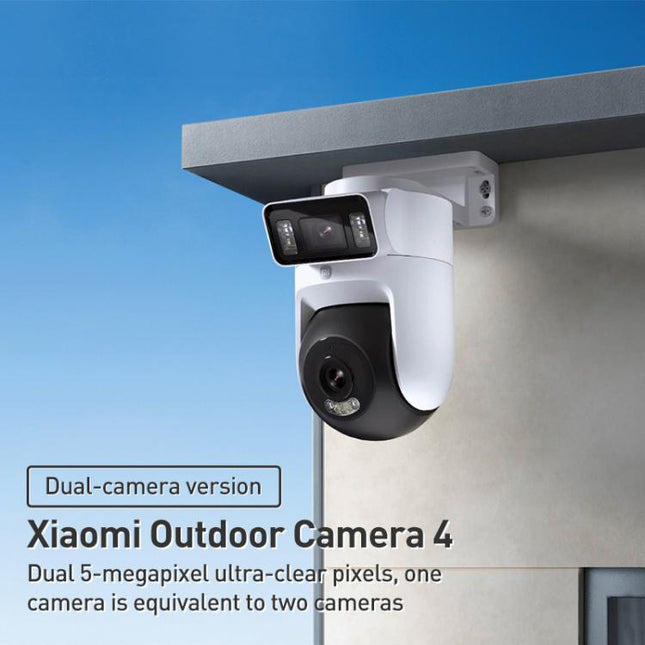Original Xiaomi Outdoor Camera 4 MJSXJ10HL Dual 5MP 3K Ultra HD IP66 Waterproof