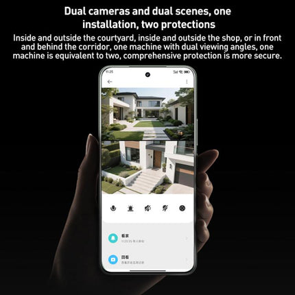 Original Xiaomi Outdoor Camera 4 MJSXJ10HL Dual 5MP 3K Ultra HD IP66 Waterproof