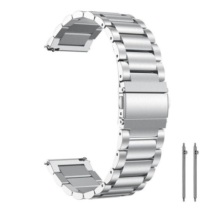 xDfind Three Beads Stainless Steel Watch Band, 14mm, 18mm, 20mm