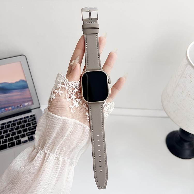 xDfind Black Shark Fine Grain Leather Watch Band