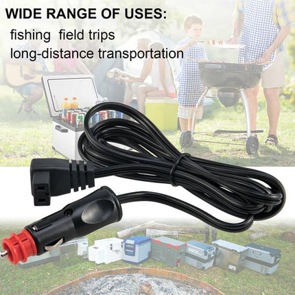 12V Car Refrigerator Compressor Extension Power Cable, 2m