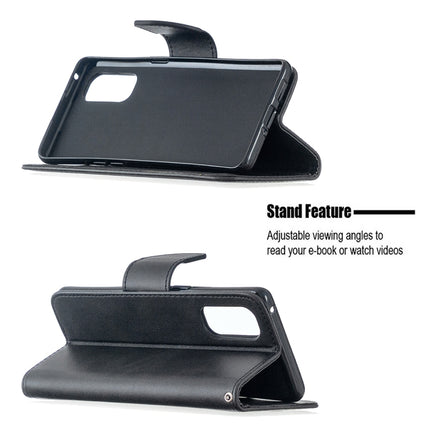 Retro Lambskin Texture Pure Color Horizontal Flip PU Leather Case, with Holder & Card Slots & Wallet & Lanyard, For OPPO Reno4 Pro 5G