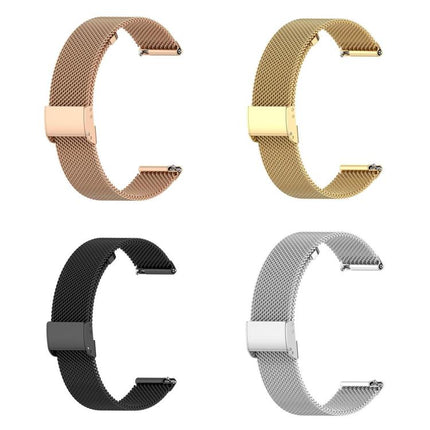 xDfind Buckle Metal Mesh Watch Band, 12mm, 18mm, For Garmin Lily 2 14mm, 20mm, 22mm