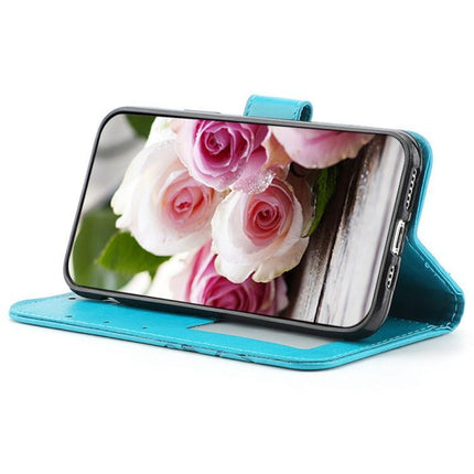 Rose Butterfly Embossed Leather Phone Case, For vivo iQOO 15, For vivo Y500 5G, For vivo V50 Lite 5G