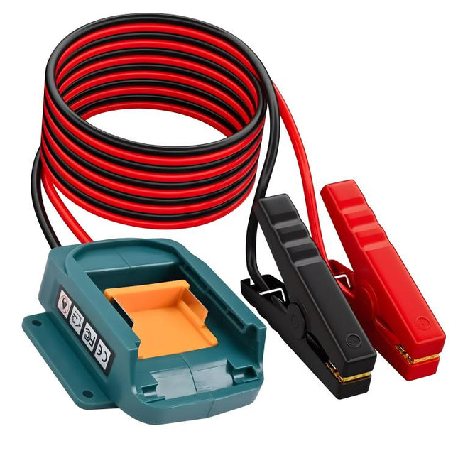 Car Jump Adapter for Battery, Type-A for Milwaukee, Type-B for Makita, Type-C for Dewalt