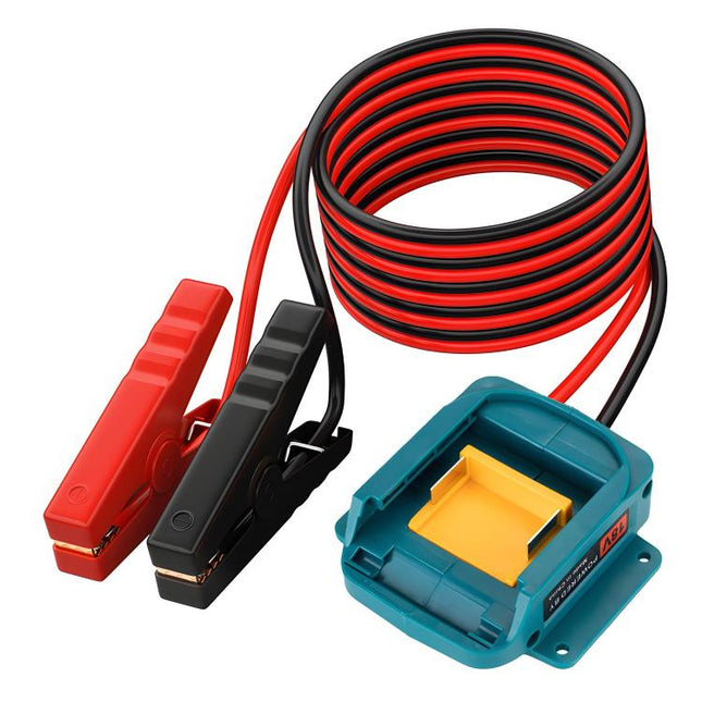 Car Jump Adapter for Battery, Type-A for Milwaukee, Type-B for Makita, Type-C for Dewalt