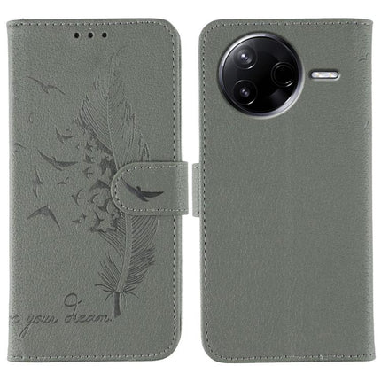 Feather Pattern Litchi Texture Leather Phone Case, For Xiaomi Poco F7 Ultra / Redmi K80 Pro, For Xiaomi Poco F7 Pro / Redmi K80, For Xiaomi Poco C75 4G, For Xiaomi 14T Pro