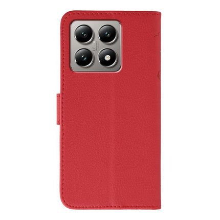 Feather Pattern Litchi Texture Leather Phone Case, For Xiaomi 14T