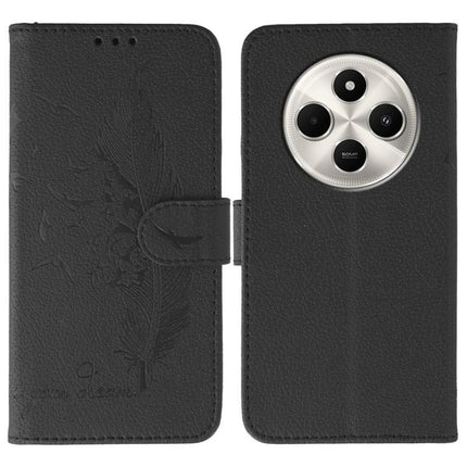 Feather Pattern Litchi Texture Leather Phone Case, For Xiaomi Poco F7 Ultra / Redmi K80 Pro, For Xiaomi Poco F7 Pro / Redmi K80, For Xiaomi Poco C75 4G, For Xiaomi 14T Pro