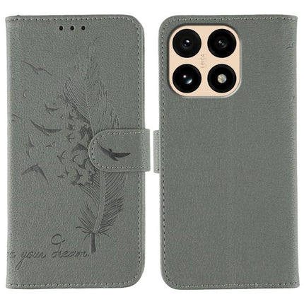 Feather Pattern Litchi Texture Leather Phone Case, For Xiaomi 17 Pro, For Xiaomi 17, For Xiaomi 15T Pro 5G, For Xiaomi 15T 5G