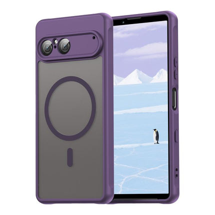 Fan Dun Series TPU Hybrid PC Frosted Magsafe Phone Case, For Sony Xperia 10 VIII, For Sony Xperia 1 VIII, For Sony Xperia 10 VII, For Sony Xperia 1 VII