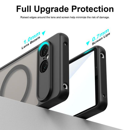 Fan Dun Series TPU Hybrid PC Frosted Magsafe Phone Case, For Sony Xperia 10 VIII, For Sony Xperia 1 VIII, For Sony Xperia 10 VII, For Sony Xperia 1 VII