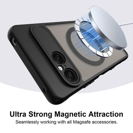 Fan Dun Series TPU Hybrid PC Frosted Magsafe Phone Case, For Sony Xperia 10 VIII, For Sony Xperia 1 VIII, For Sony Xperia 10 VII, For Sony Xperia 1 VII