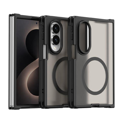 Fan Dun Series TPU Hybrid PC Frosted Magsafe Phone Case, For Galaxy Z Fold8 5G, For Galaxy Z Fold8 Ultra 5G, For Galaxy Z Flip8 5G, For Samsung Galaxy Z Fold7 5G, For Samsung Galaxy Z Flip7 5G