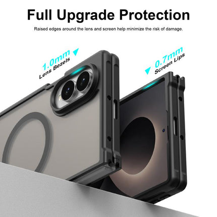 Fan Dun Series TPU Hybrid PC Frosted Magsafe Phone Case, For Galaxy Z Fold8 5G, For Galaxy Z Fold8 Ultra 5G, For Galaxy Z Flip8 5G, For Samsung Galaxy Z Fold7 5G, For Samsung Galaxy Z Flip7 5G