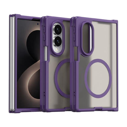 Fan Dun Series TPU Hybrid PC Frosted Magsafe Phone Case, For Galaxy Z Fold8 5G, For Galaxy Z Fold8 Ultra 5G, For Galaxy Z Flip8 5G, For Samsung Galaxy Z Fold7 5G, For Samsung Galaxy Z Flip7 5G
