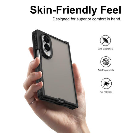 Fan Dun Series TPU Hybrid PC Frosted Phone Case, For Galaxy Z Fold8 5G, For Galaxy Z Fold8 Ultra 5G, For Galaxy Z Flip8 5G, For Samsung Galaxy Z Fold7 5G, For Samsung Galaxy Z Flip7 5G