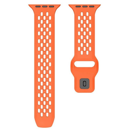 xDfind Mesh Reverse Buckle Silicone Watch Band, For Apple Watch 46mm / 49mm / 45mm / 44mm, For Apple Watch 42mm / 41mm / 40mm / 38mm