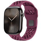 For Apple Watch 42mm / 41mm / 40mm / 38mm / Wine Red