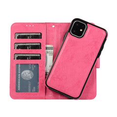 KLT888-2 Retro 2 in 1 Detachable Magnetic Horizontal Flip TPU + PU Leather Case with Holder & Card Slots & Photo Frame & Wallet, For iPhone 11, For iPhone 11 Pro, For iPhone 11 Pro Max, For iPhone 6, For iPhone 6 Plus