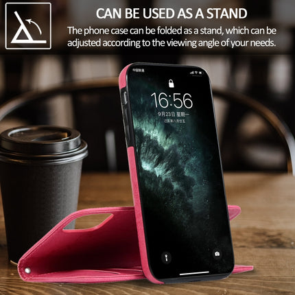 KLT888-2 Retro 2 in 1 Abnehmbare magnetische Horizontal Flip TPU + PU Ledertasche mit Halter &amp; Kartenfächern &amp; Bilderrahmen &amp; Geldbörse, Für iPhone 11, Für iPhone 11 Pro, Für iPhone 11 Pro Max, Für iPhone 6, Für iPhone 6 Plus