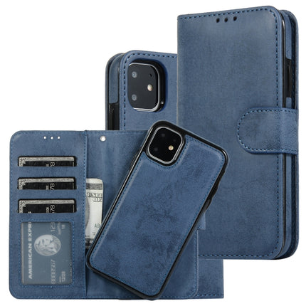 KLT888-2 Retro 2 in 1 Abnehmbare magnetische Horizontal Flip TPU + PU Ledertasche mit Halter &amp; Kartenfächern &amp; Bilderrahmen &amp; Geldbörse, Für iPhone 11, Für iPhone 11 Pro, Für iPhone 11 Pro Max, Für iPhone 6, Für iPhone 6 Plus