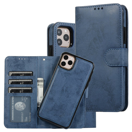 KLT888-2 Retro 2 in 1 Detachable Magnetic Horizontal Flip TPU + PU Leather Case with Holder & Card Slots & Photo Frame & Wallet, For iPhone 11, For iPhone 11 Pro, For iPhone 11 Pro Max, For iPhone 6