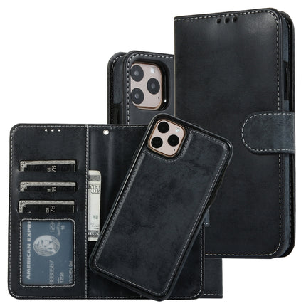 KLT888-2 Retro 2 in 1 Abnehmbare magnetische Horizontal Flip TPU + PU Ledertasche mit Halter &amp; Kartenfächern &amp; Bilderrahmen &amp; Geldbörse, Für iPhone 11, Für iPhone 11 Pro, Für iPhone 11 Pro Max, Für iPhone 6, Für iPhone 6 Plus