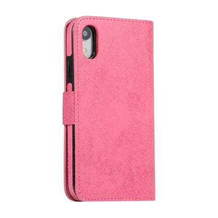 KLT888-2 Retro 2 en 1 Funda de cuero de TPU + PU con tapa horizontal magnética desmontable con soporte, ranuras para tarjetas, marco de fotos y billetera, para iPhone 12 mini, para iPhone 12/12 Pro, para iPhone 12 Pro Max