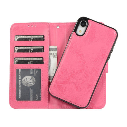 KLT888-2 Retro 2 en 1 Funda de cuero de TPU + PU con tapa horizontal magnética desmontable con soporte, ranuras para tarjetas, marco de fotos y billetera, para iPhone 12 mini, para iPhone 12/12 Pro, para iPhone 12 Pro Max
