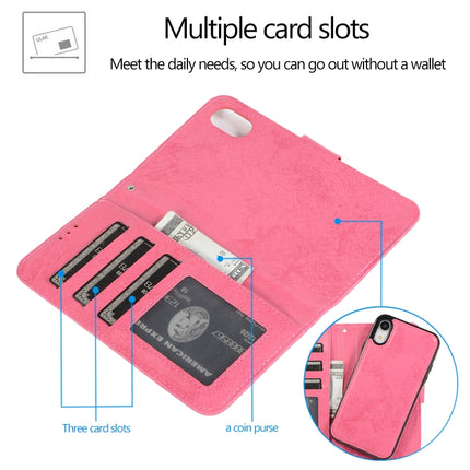 KLT888-2 Retro 2 en 1 Funda de cuero de TPU + PU con tapa horizontal magnética desmontable con soporte, ranuras para tarjetas, marco de fotos y billetera, para iPhone 12 mini, para iPhone 12/12 Pro, para iPhone 12 Pro Max