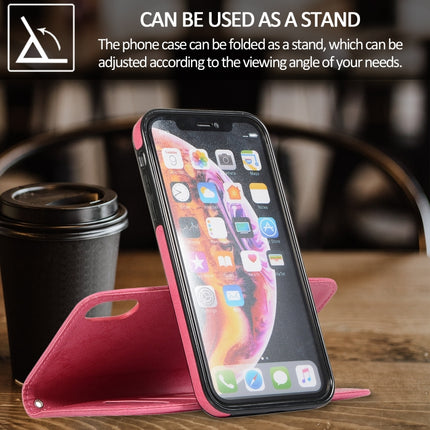 KLT888-2 Retro 2 en 1 Funda de cuero de TPU + PU con tapa horizontal magnética desmontable con soporte, ranuras para tarjetas, marco de fotos y billetera, para iPhone 12 mini, para iPhone 12/12 Pro, para iPhone 12 Pro Max